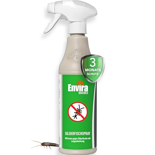 Enivira Anti-Fischchen Spray mit Langzeitwirkung, geruchlos und auf Wasserbasis hergestellt